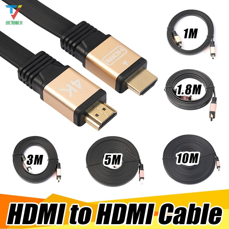 10pcs ݵ HDMI ÷ ̺ HDMI 2.0 (4K X 2K)  ̴   4K 2160p HD 1080p 3D 1m 1.8m 3m 5m 10m